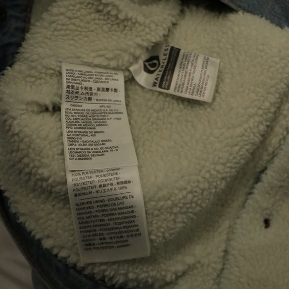 Levi's Original Trucker Jacket Sherpa **NWT** - Picture 6 of 7